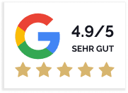 Google Bewerung Badge vier komma neun von fuenf - sehr gut - Goldankauf Johannsson