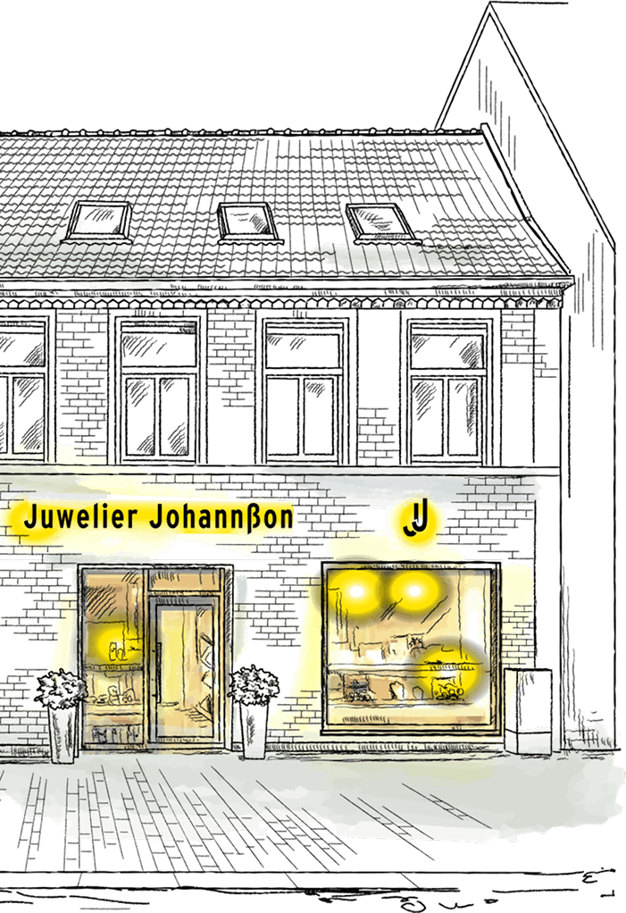 Goldankauf Johannsson Zeichnung der unseres Standorts in Rendsburg