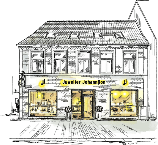 Goldankauf Johannsson Zeichnung der unseres Standorts in Rendsburg Tradtion seit ueber 50 Jahren